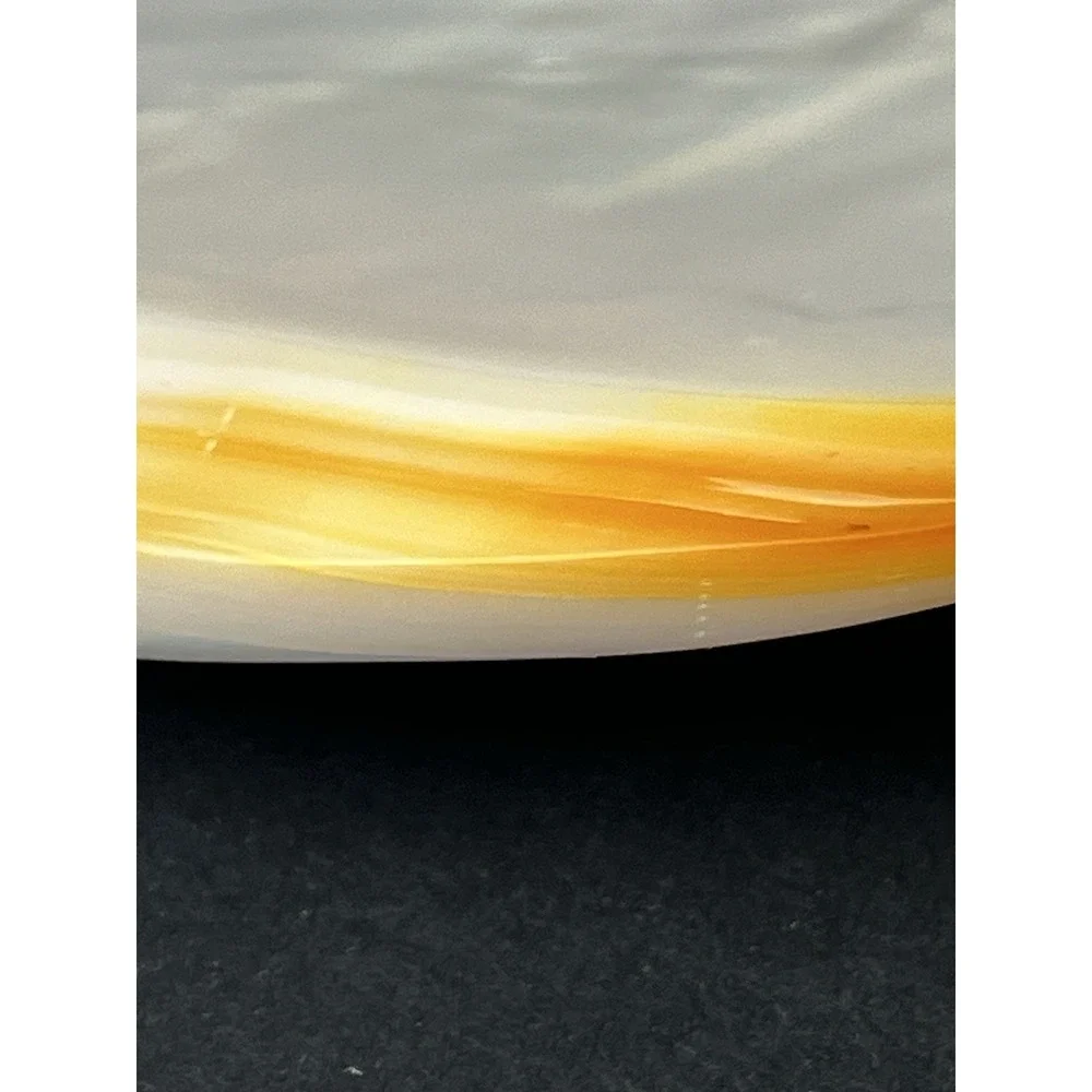 2 x Genuine Mother Of Pearl Sea Shell Caviar Dish Appetizer Plate 5.5